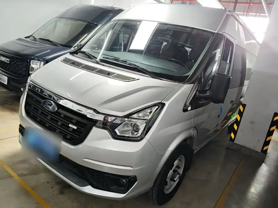 Ford New Generation Transit Model 2.2T Automatic Logistics Vehicle Pro Long Wheelbase 7-Seat Medium Roof China VI 2021
