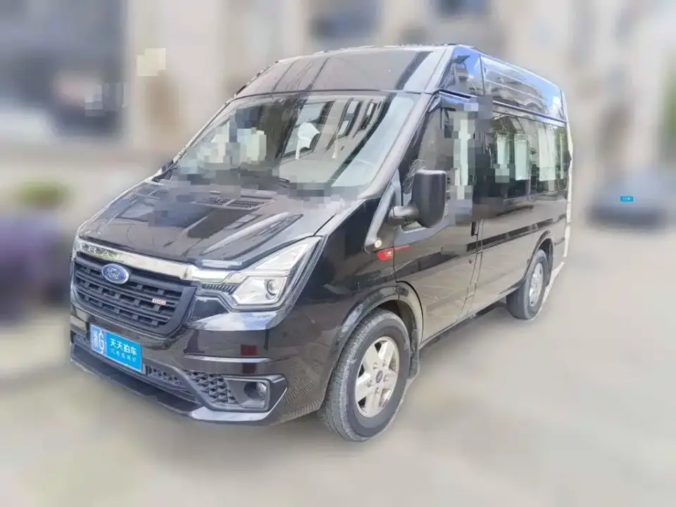 Ford New Generation Transit Model 2.2T Automatic Logistics Vehicle Pro Short Wheelbase 6-Seat Medium Roof China VI 2023