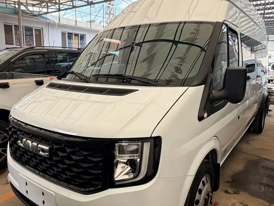 Jiangling JMC Fushun 2.0T Manual Diesel Long Wheelbase High Roof MPV 6-9 Seats Dual Rear Wheel 2024