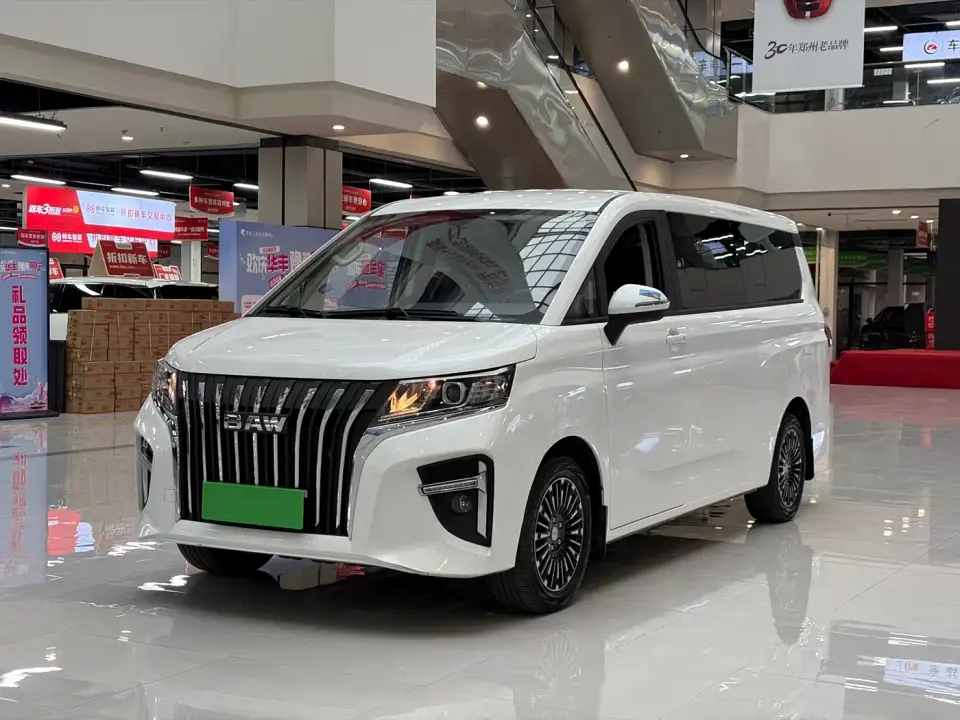 BAW (Beijing Automobile Works) Ruisheng Ace M7 Model 2.0L Automatic Long Wheelbase Luxury 9-Seater 2024