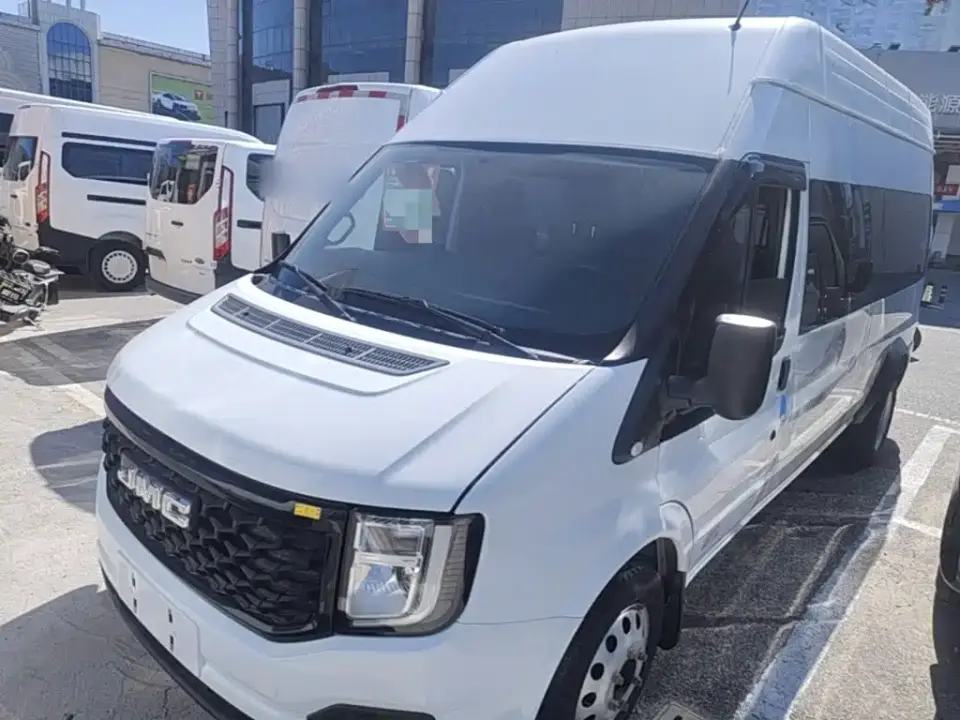 Jiangling JMC Fushun 2.0T Manual Diesel Long Wheelbase High Roof MPV 6-9 Seats Dual Rear Wheel 2024