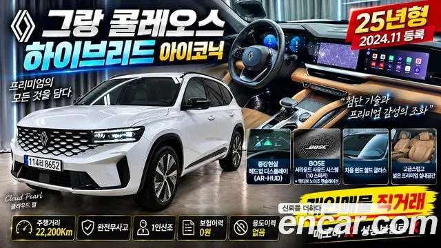 Renault Korea Grand Koleos 1.5 E-TECH Iconic 2WD 2024